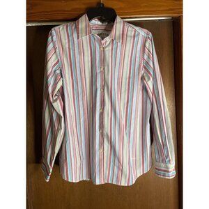 Cot/Polyester Striped Bu Do N/F/S